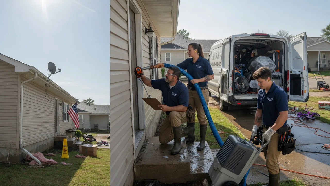 Ceiling Water Damage Restoration in Steeleville, IL near me